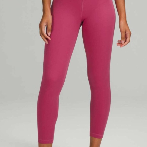 NWT lululemon Align HR Pant 25" - Pink Lychee - Picture 8 of 9